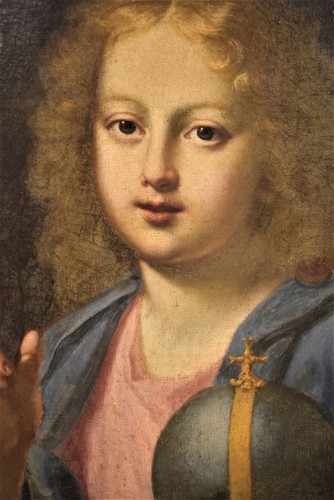 Le "Salvator Mundi" de Carlo Maratta, Italie XVIIè siècle - Romano Ischia